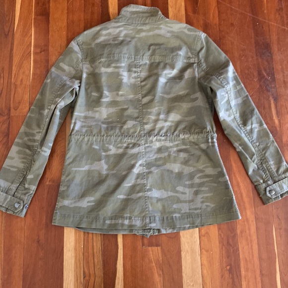NWT Style & Co Green camouflage utility jacket - Picture 3 of 16